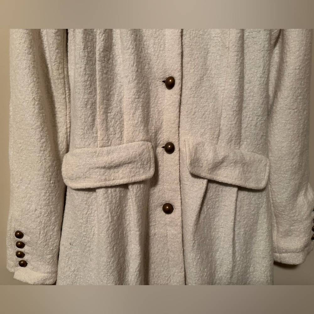 Free People Textured Coat with Button Details - Picture 4 of 4